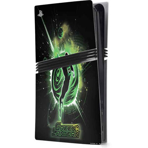 DC Comics Green Lantern Cosmic Action Pose PS5 Pro Console Skin